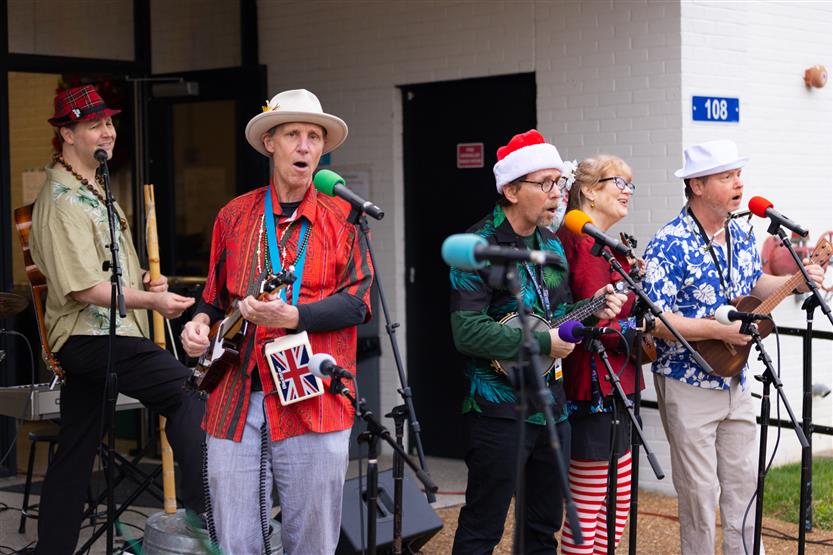 Students perform at the Renaissance High CoffeeHouse